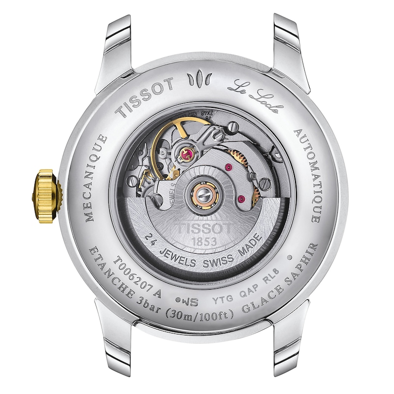 Main Image 3 of &nbsp;Tissot Le Locle 1/20 ct tw Diamond Automatic Two-Tone 29mm Women's Watch T0062072209601