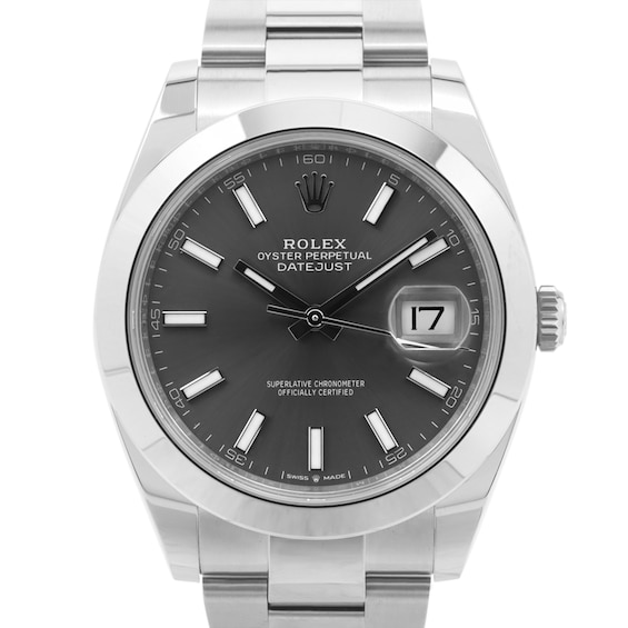 Previously Owned Rolex Datejust Automatic 41mm Mens Watch Ivg8Jdjy Model 126300