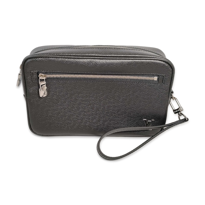 Main Image 1 of Previously Owned Louis Vuitton Taiga Pochette Kasai Wristlet PAAVPAA3