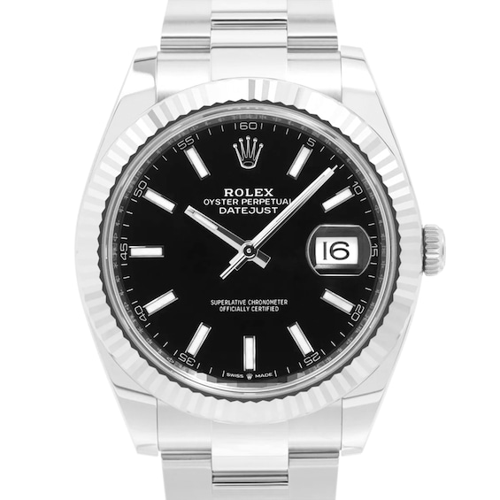 Previously Owned Rolex Datejust Automatic 41mm Mens Watch 2Cfdxw5M Model 116334