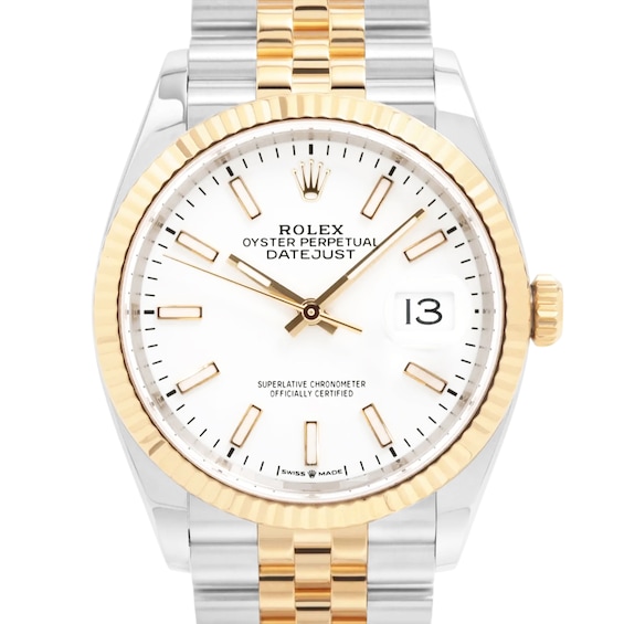 Previously Owned Rolex Datejust Automatic 36mm Mens Watch Xopzm8Rc Model 126233