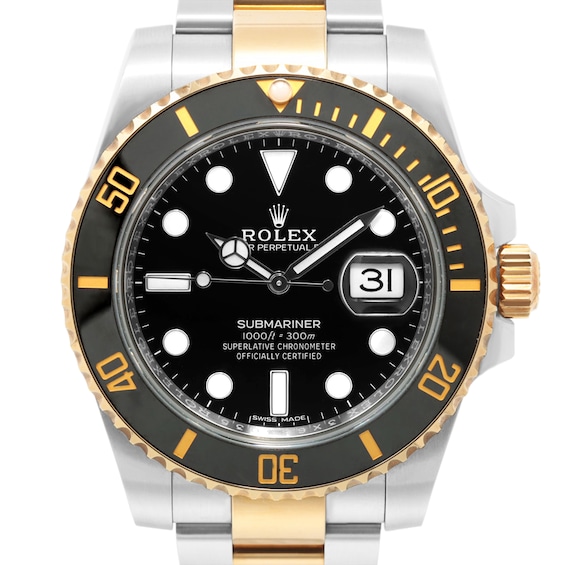 Previously Owned Rolex Submariner Date Automatic 40mm Mens Watch Ta99Z97V Model 116613Ln