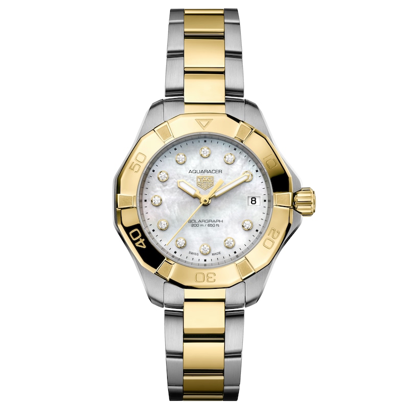 Main Image 1 of TAG Heuer Aquaracer Professional 200 Solargraph Diamond 34mm Women's Watch WBP1326.BB0004