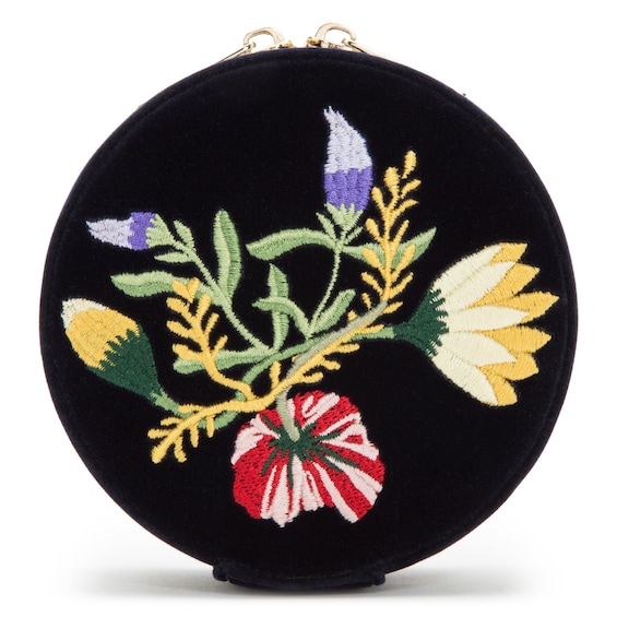 WOLF Zoe Round Travel Jewelry Case