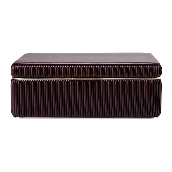 WOLF Bella Bordeaux Large Jewelry Box