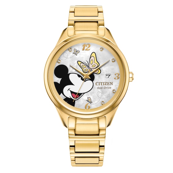 Citizen Mickey Flutterby 37mm Women's Watch FE6192-51D