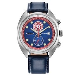 Marvel x Citizen Captain America 85th Anniversary Chronograph 41mm Men's Watch CA7046-46W