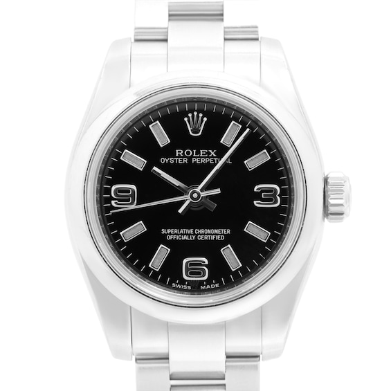 Previously Owned Rolex Oyster Perpetual Automatic 26mm Womens Watch Q7Lzol9D Model 176200