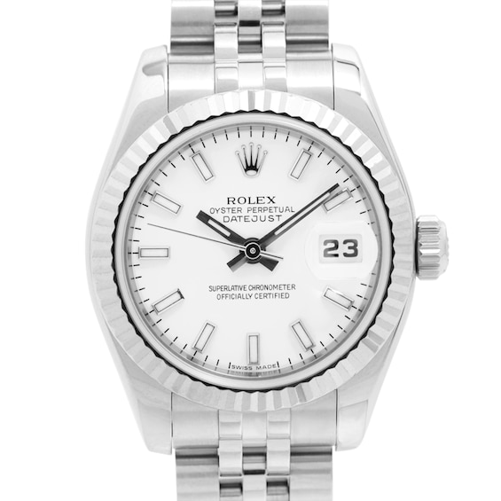 Previously Owned Rolex Datejust Automatic 26mm Womens Watch 3Abr70Va Model 179174