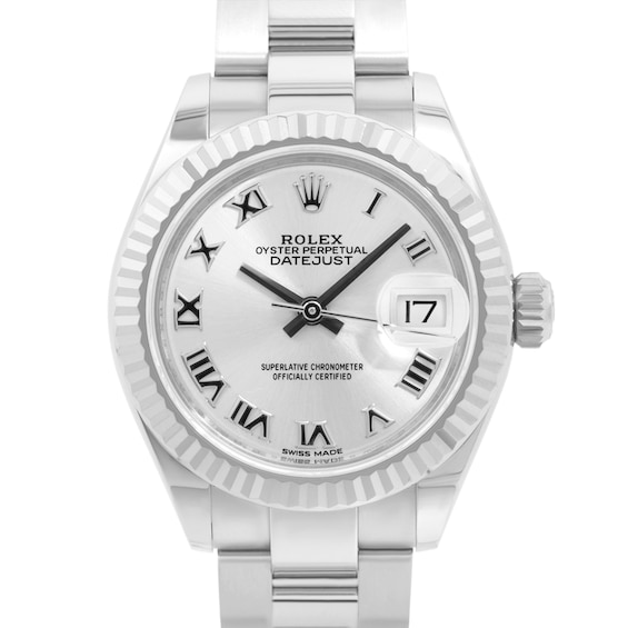 Previously Owned Rolex Datejust Automatic 28mm Womens Watch Iiwiv2Dl Model 279174