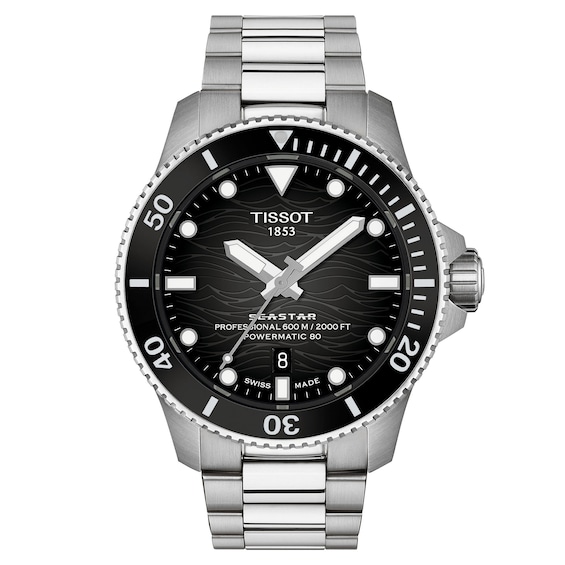 Tissot Seastar 2000 Professional Powermatic 80 44mm Men's Watch T1209071105100