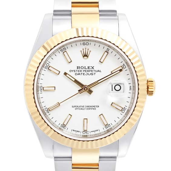 Previously Owned Rolex Datejust Automatic 41mm Mens Watch Qghvqirw Model 126333