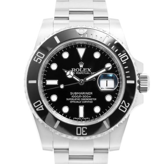 Previously Owned Rolex Submariner Date Automatic 40mm Mens Watch Ewlp7Vbv Model 116610Ln