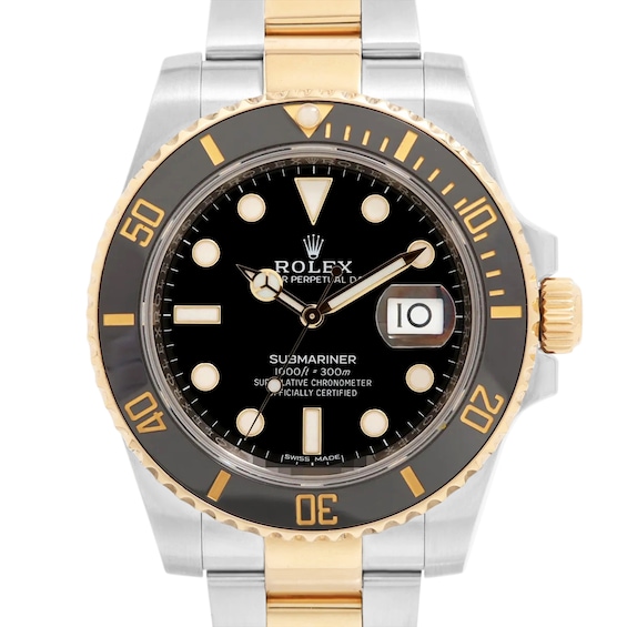 Previously Owned Rolex Submariner Date Automatic 40mm Mens Watch Ycfssurg Model 116613Ln