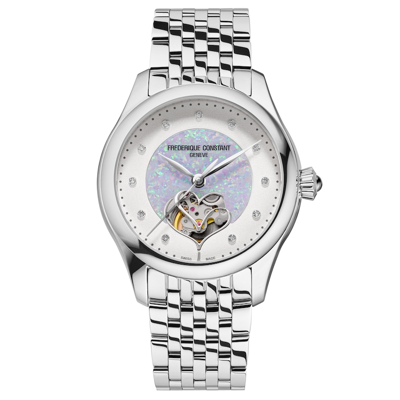 Main Image 1 of Frederique Constant FC Classics Double Heartbeat Diamond 36mm Women's Watch FC-313OBD3B6B