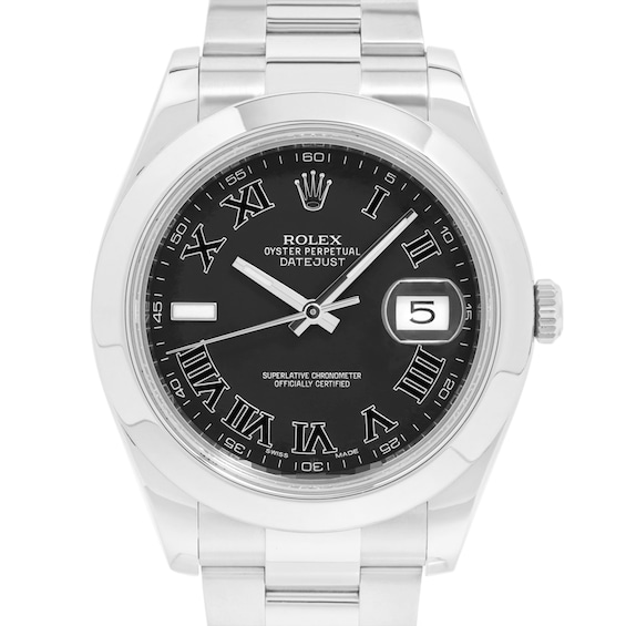 Previously Owned Rolex Datejust Automatic 41mm Mens Watch 6Bif3Av8 Model 116300