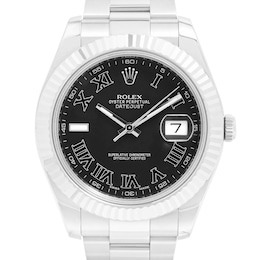 Previously Owned Rolex Datejust Automatic 41mm Men's Watch O71BFYF0 (Model: 116334)