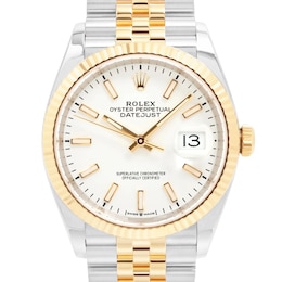Previously Owned Rolex Datejust Automatic 36mm  Watch 4EAJL8ZL (Model: 126233)