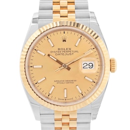 Previously Owned Rolex Datejust Automatic 36mm  Watch YQK65KKP (Model: 126233)