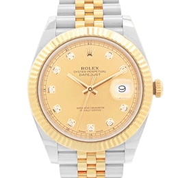 Previously Owned Rolex Datejust Automatic 41mm Men's Watch EEA3TJNE (Model: 126333G)