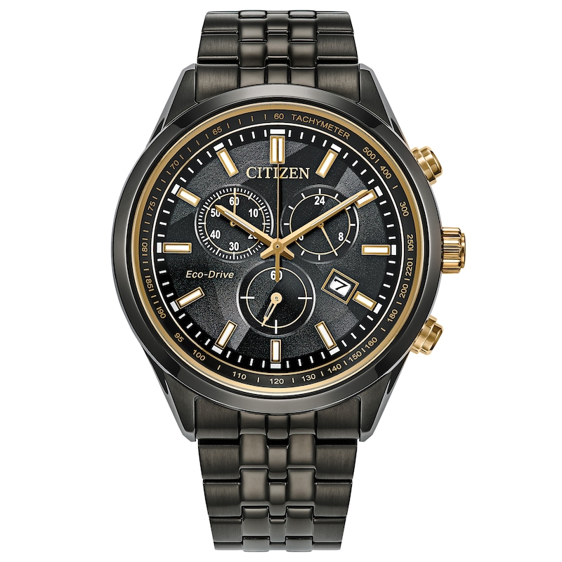 Main Image 1 of Citizen Eco-Drive Dress Classic LIGHT in BLACK 42mm Men's Watch AT2576-68E