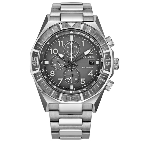 Citizen Eco-Drive Sports Casual Nighthawk Chronograph 42mm Men's Watch CA0890-54H