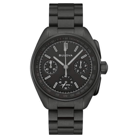 Bulova Archive Series Lunar Pilot Black Hole Chronograph 41mm Men's Watch 98A335