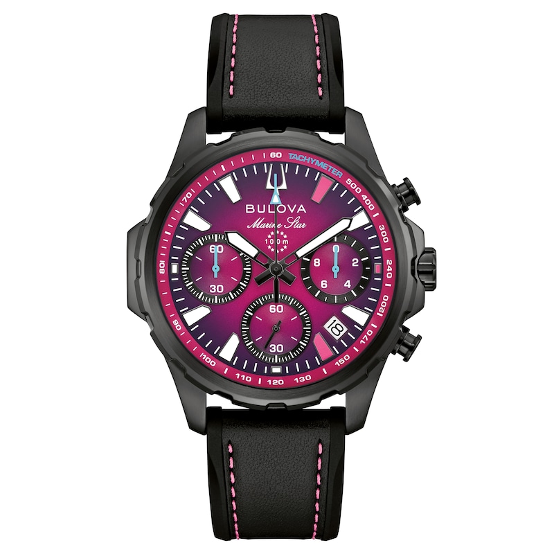 Main Image 1 of Bulova E1 Team Miami Marine Star Series B Chronograph 41mm Men's Watch 98B476