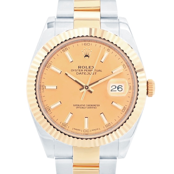 Previously Owned Rolex Datejust Automatic 41mm Men's Watch 3W0XD2OT (Model: 126333)