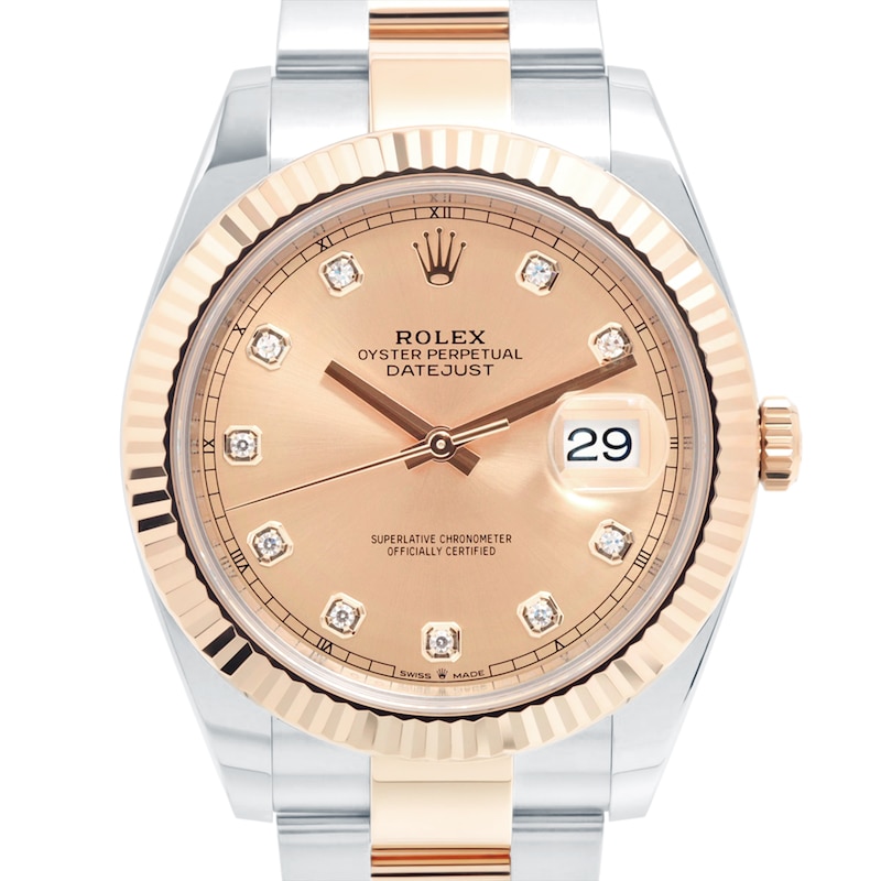 Main Image 1 of Previously Owned Rolex Datejust Diamond Automatic 41mm Men's Watch HAZGCN30 (Model: 126333G)
