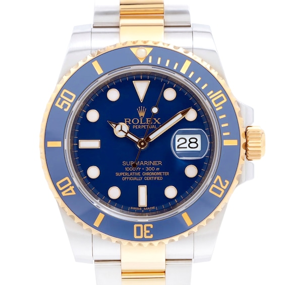 Previously Owned Rolex Submariner Date Automatic 40mm Men's Watch KOVYDMFF (Model: 116613LB)