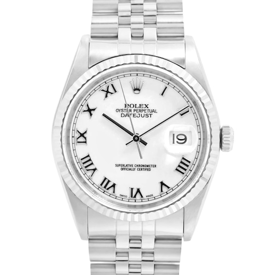 Previously Owned Rolex Datejust Automatic 36mm Watch IS37H1NM (Model: 16234)