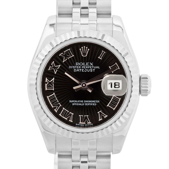 Previously Owned Rolex Datejust Automatic 26mm Women's Watch RDAX4NOO (Model: 179174)