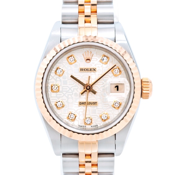 Previously Owned Rolex Datejust Automatic 26mm Women's Watch NR89FSG0 (Model: 79173G)