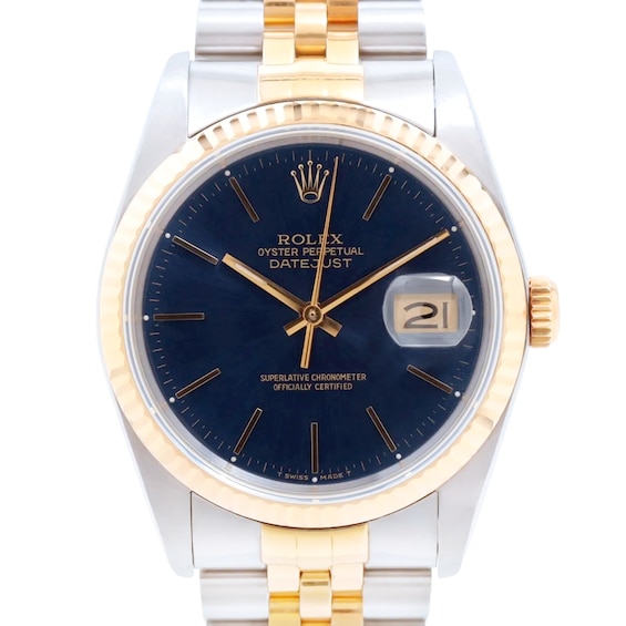 Previously Owned Rolex Datejust Automatic 36mm Watch 5Q4OJS5V (Model: 16233)