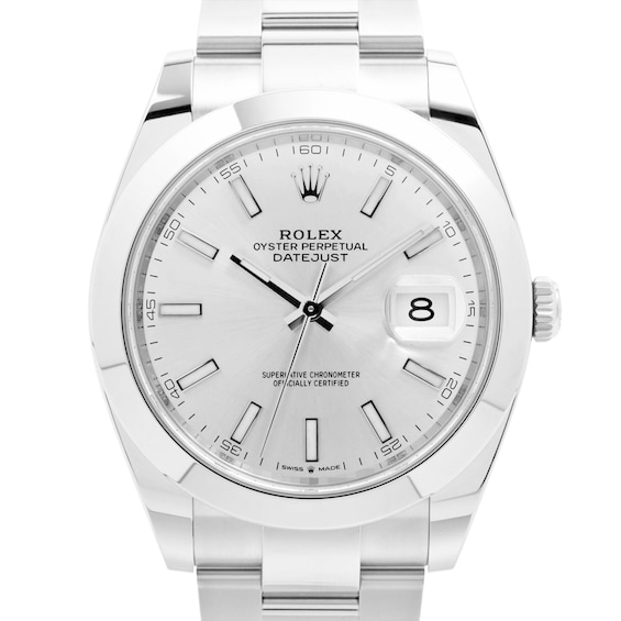 Previously Owned Rolex Datejust Automatic 41mm Men's Watch L1XA8WS7 (Model: 126300)