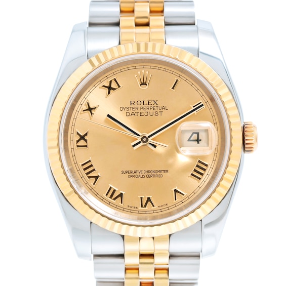 Previously Owned Rolex Datejust Automatic 36mm Watch YCDNSHRF (Model: 116233)