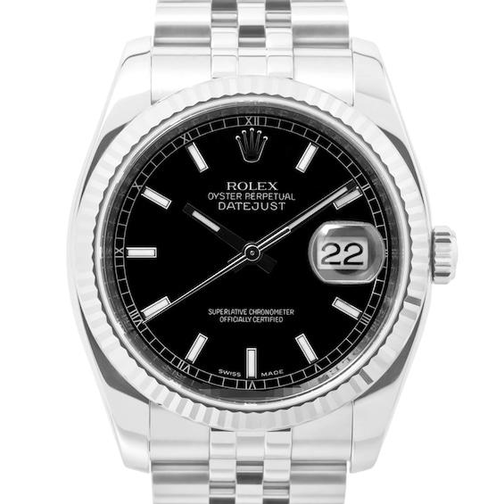 Previously Owned Rolex Datejust Automatic 36mm Watch S9NCHC35 (Model: 116234)