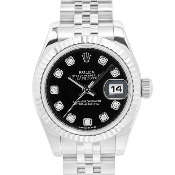 Previously Owned Rolex Datejust Diamond Automatic 26mm Women's Watch OLVPCQHW (Model: 179174G)