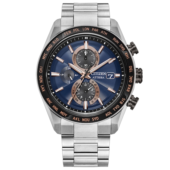 Citizen ATTESA H800 Ring Sapphire Bezel Super Titanium 42mm Men's Watch &nbsp;AT8297-51L