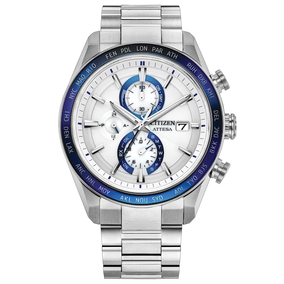 Citizen ATTESA H800 Ring Sapphire Bezel Super Titanium 42mm Men's Watch AT8296-53A