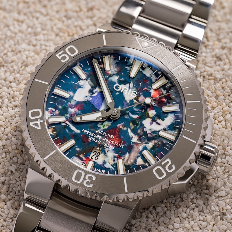 Main Image 2 of Oris Aquis Date Upcycle Men's Watch 01 733 7766 4150-SET