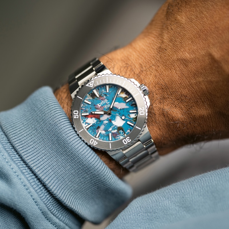 Main Image 5 of Oris Aquis Date Upcycle Calibre 400 Men's Watch 01 400 7790 4150-07 8 23 02PEB