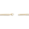 Thumbnail Image 2 of Italia D'Oro Elongated Paperclip Chain Bracelet 6mm Hollow 14K Yellow Gold 7.5"