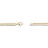 Thumbnail Image 6 of Italia D'Oro Elongated Paperclip Chain Bracelet 6mm Hollow 14K Yellow Gold 7.5"