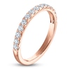 Thumbnail Image 2 of Vera Wang VOW Lab-Grown Diamond Wedding Band 1/2 ct tw 14K Rose Gold