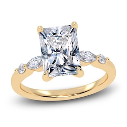 Radiant-Cut Lab-Grown Diamond Engagement Ring 2-1/6 ct tw 14K Yellow Gold