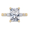 Thumbnail Image 3 of Radiant-Cut Lab-Grown Diamond Engagement Ring 2-1/6 ct tw 14K Yellow Gold