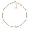 Thumbnail Image 1 of Diamond Initial Y Bracelet 1/20 ct tw 10K Yellow Gold 7.5"