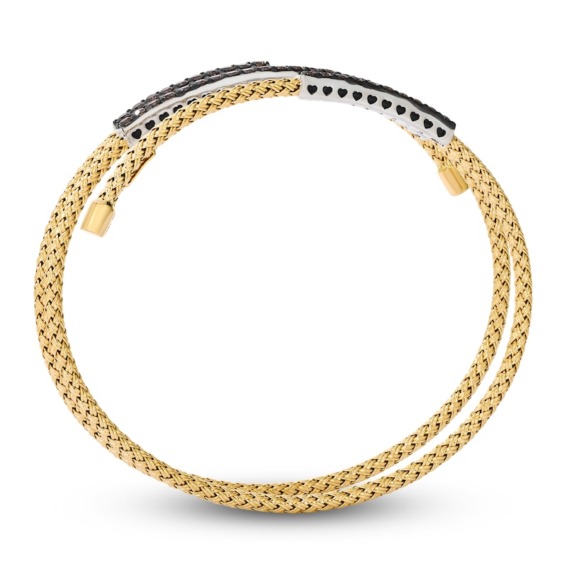 Main Image 2 of Le Vian Chocolate Diamond Flex Bangle Bracelet 1-1/5 ct tw 14K Honey Gold